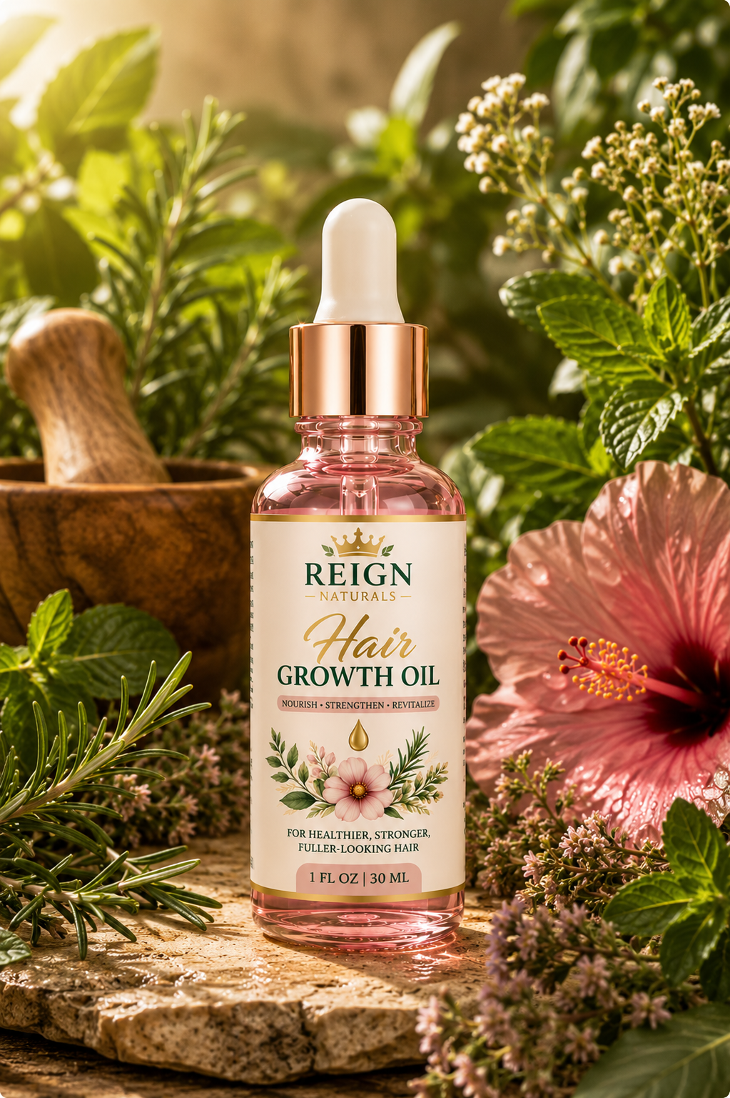 Reign Naturals 1 oz Hair Growth Oil